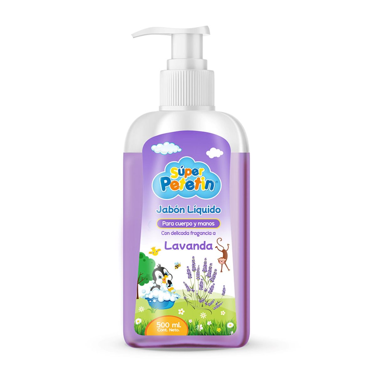 GENERICO - 3 Jabón Liquido Antibacterial Petetin 500 ml