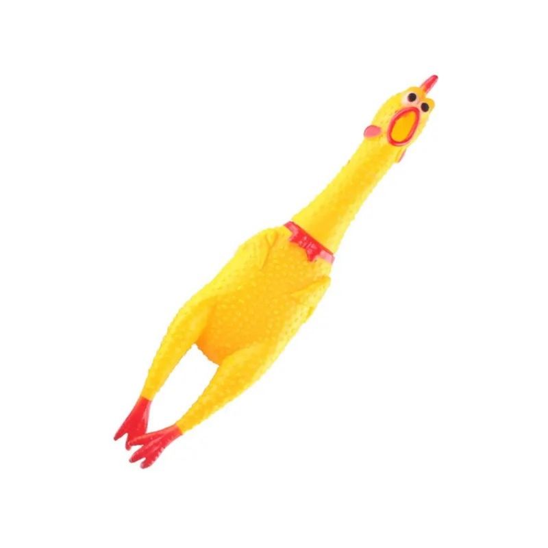 PREMIUM - Juguete De Pollo Chillón Para Perros 35 Cm