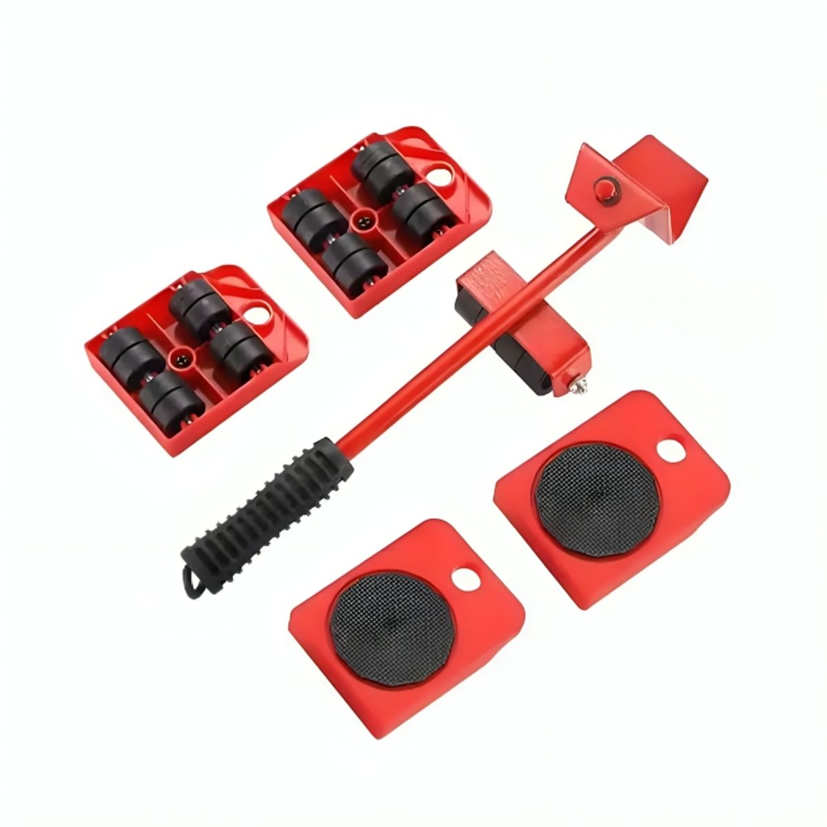 GENERICO - Kit de Herramienta Multifuncional con Rodillo para Mover Objetos Pesados