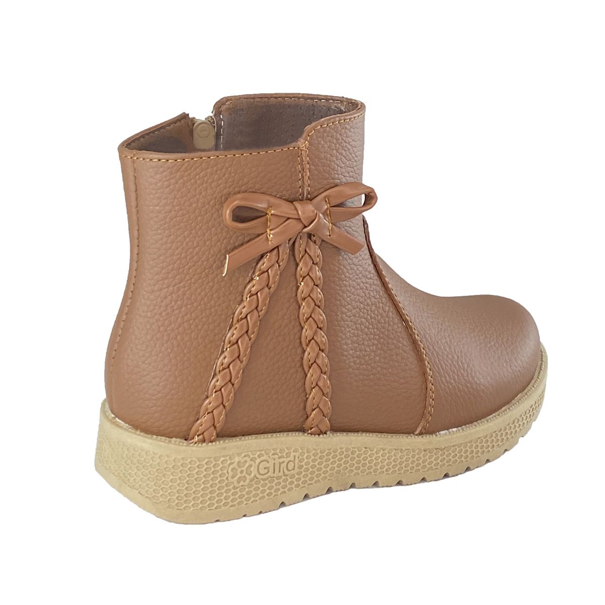 PEI UNIQUE OUTFIT - Bota Niña Pei Uou Cuero Bonnie Coffe Negro y Beige