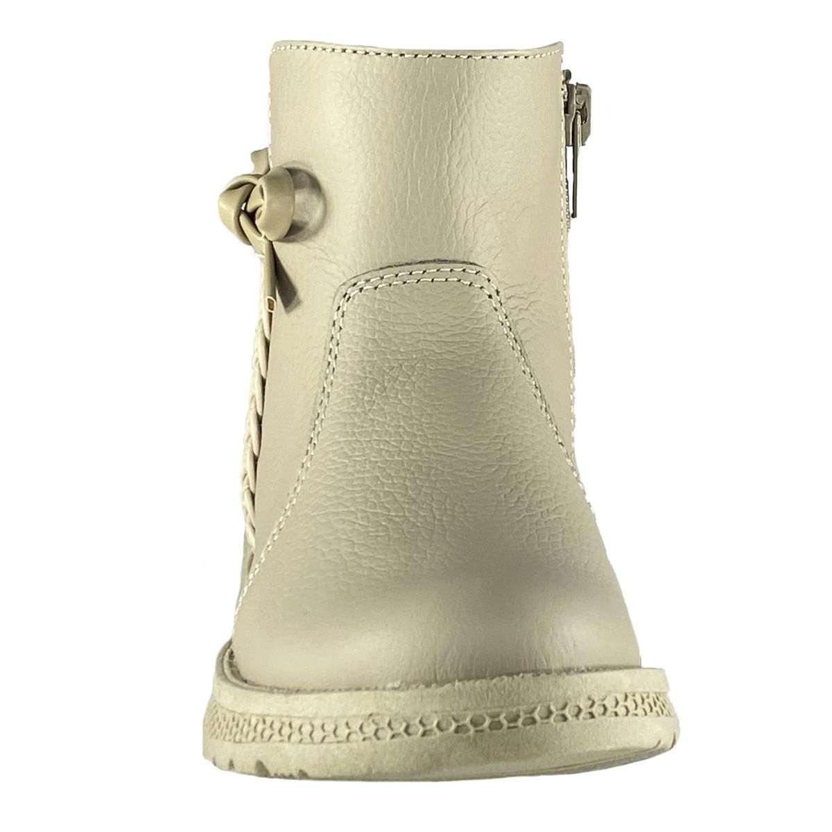 PEI UNIQUE OUTFIT - Bota Niña Pei Uou Cuero Bonnie Coffe Negro y Beige