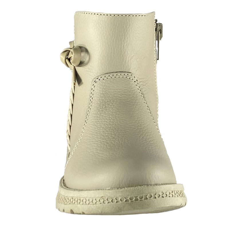 PEI UNIQUE OUTFIT - Bota Niña Pei Uou Cuero Bonnie Coffe Negro y Beige