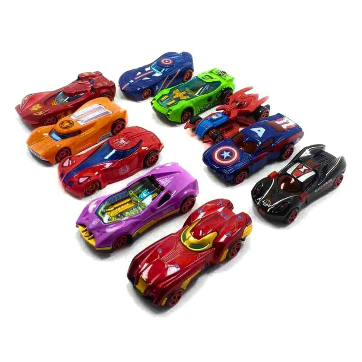 GENERICO - Juguete Pack 10 Carros De Metal Para Niños Coleccion Autos