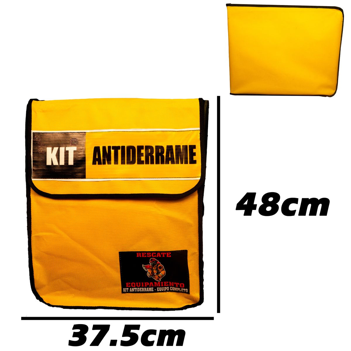 GENERICO - Kit Antiderrame Hidrocarburos Premiun Amarillo 48x37cm