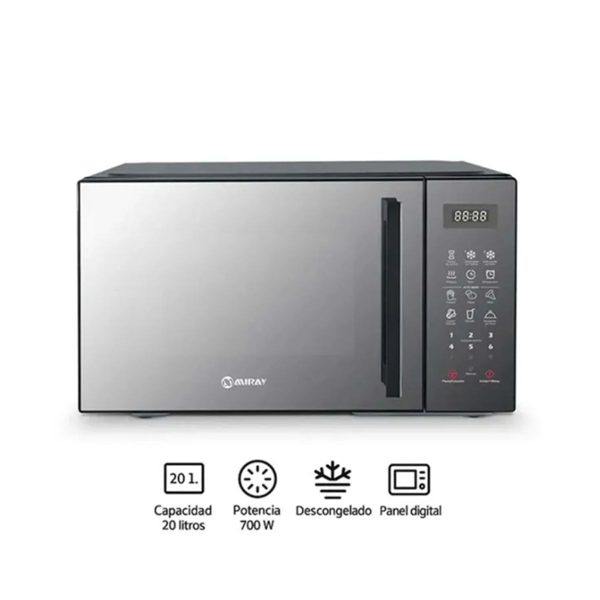MIRAY - Horno Microondas HMM-205N 20 L