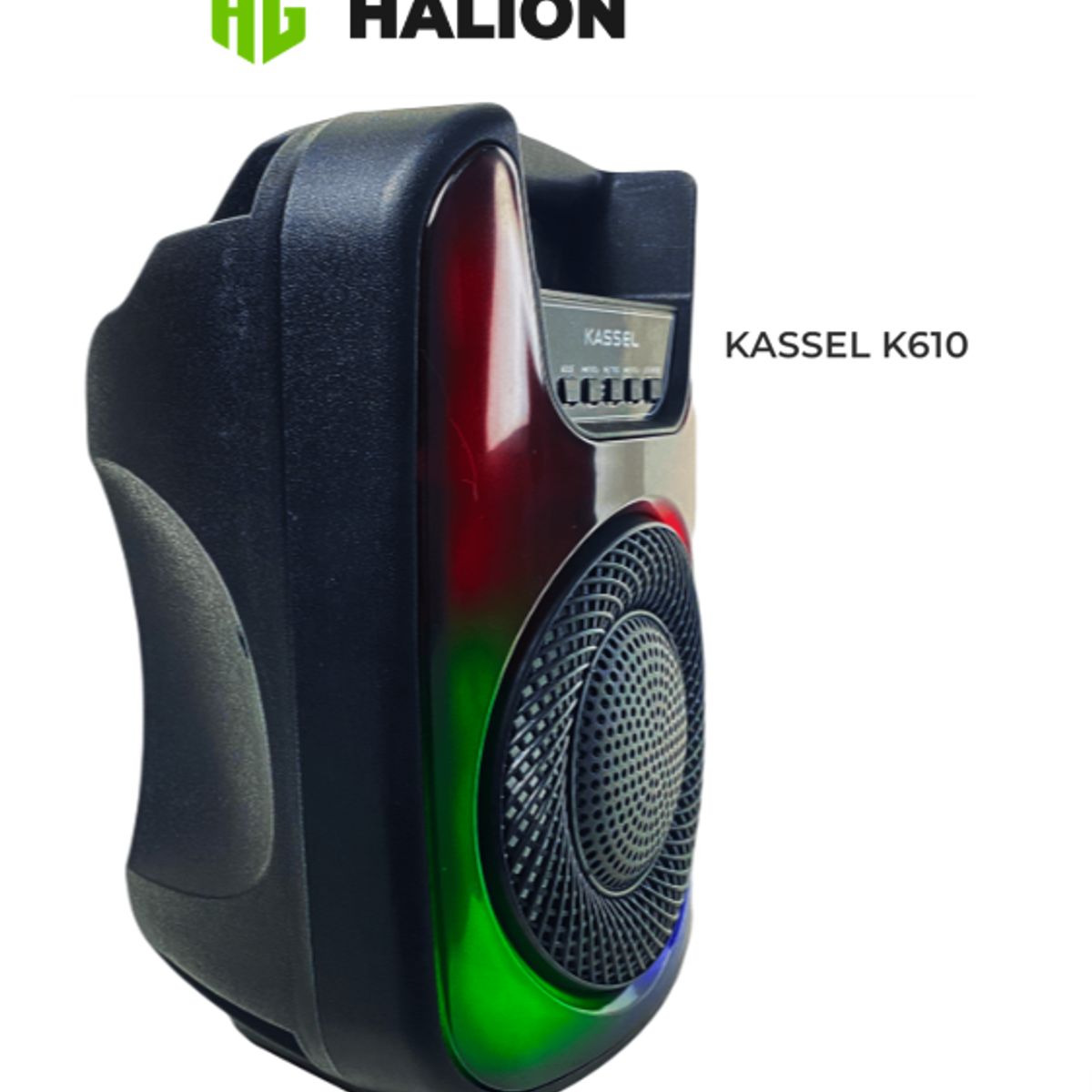 HALION - Parlante Portatil K610 USB TF Bluetooth TWS FM KASSEL