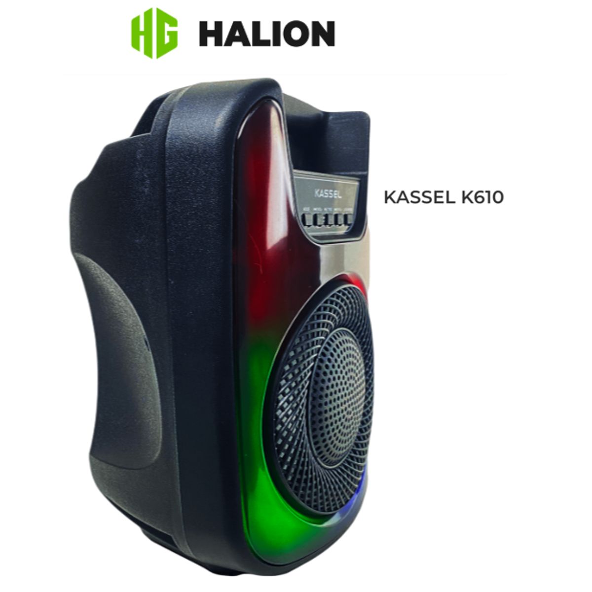 HALION - Parlante Portatil K610 USB TF Bluetooth TWS FM KASSEL