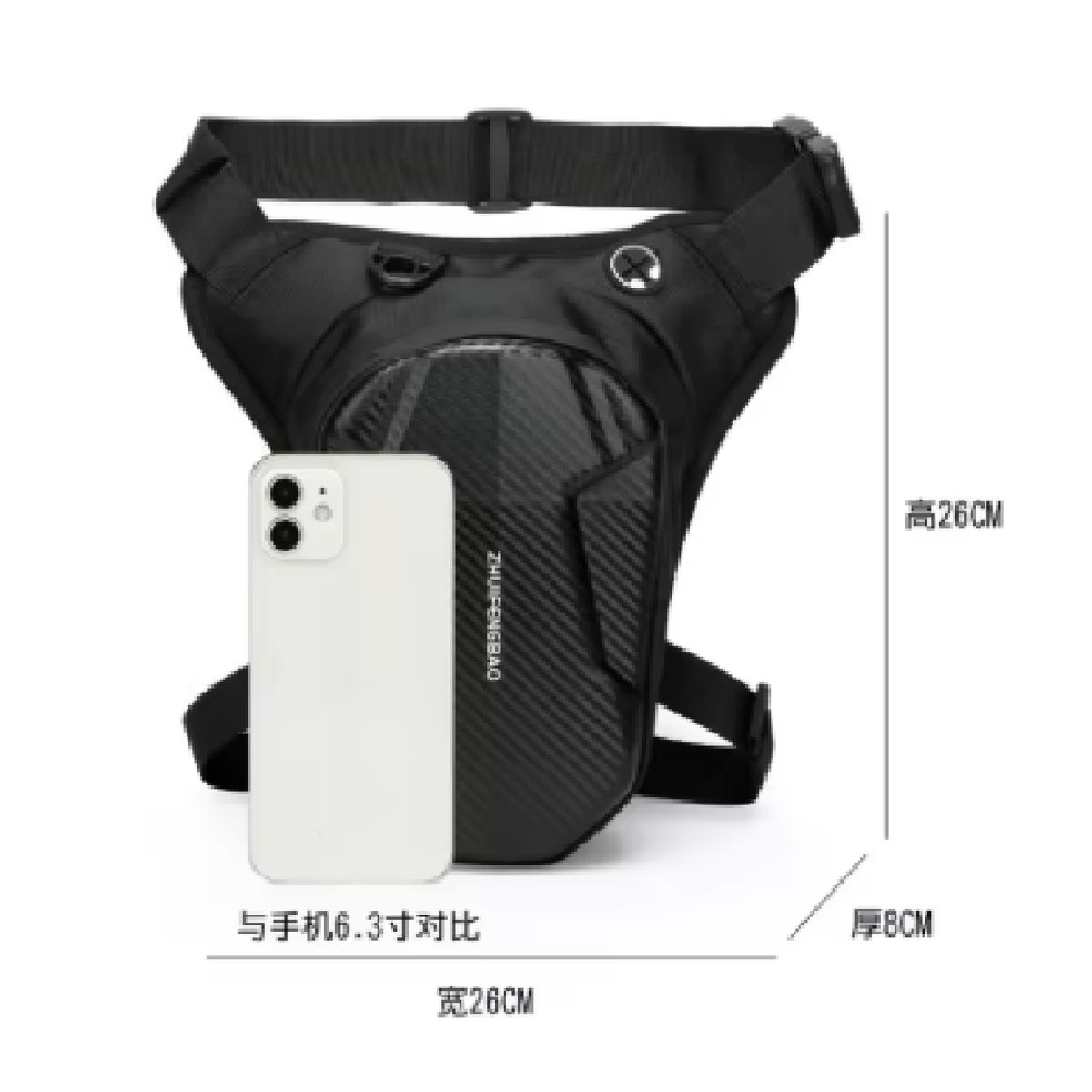 GENERICO - Canguro Muslera De Pierna Para Moto Impermeable
