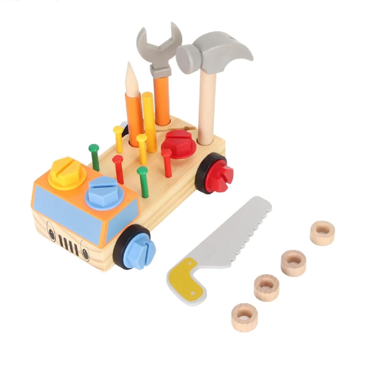 GENERICO - Juego de Tablero Montessori con Destornillador y Martill