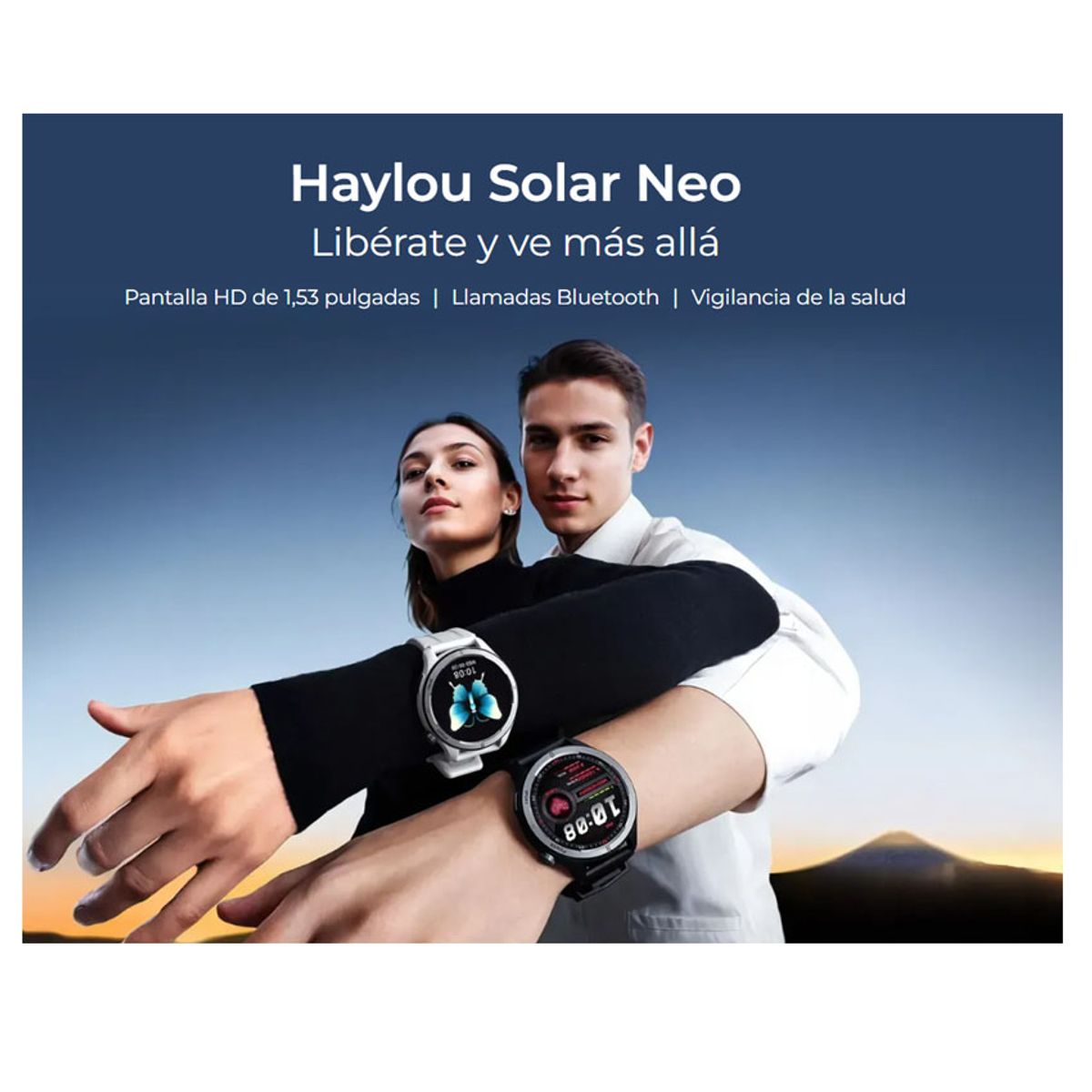 HAYLOU - Haylou Solar Neo Reloj Inteligente Smartwatch SpO2 Microfono Frecuencia Cardiaca