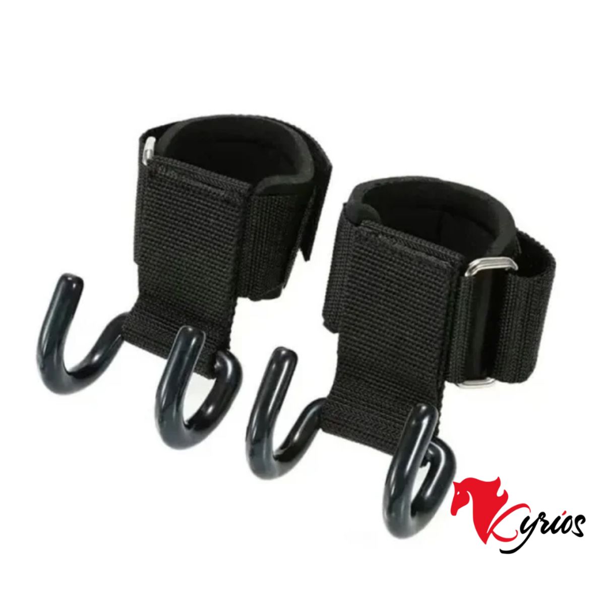 NO LOGO - GANCHO PARA LEVANTAMIENTO DE PESO CON MUÑEQUERA