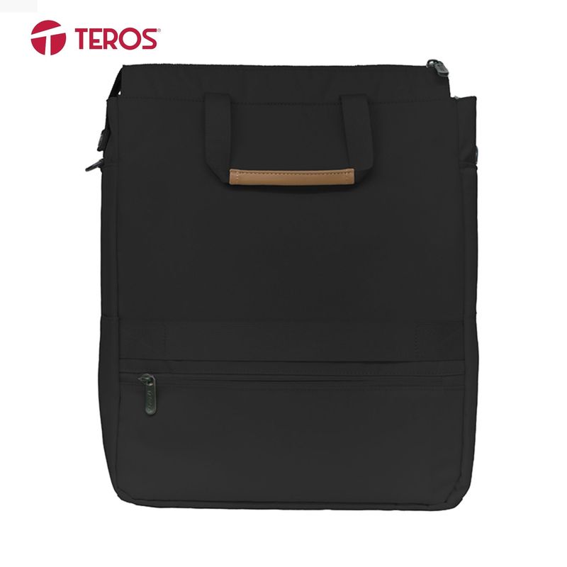 TEROS - BOLSO DE HOMBRO TEROS ROSSAN BLACK TE-9031BK NOTEBOOKS 15.6 PULG