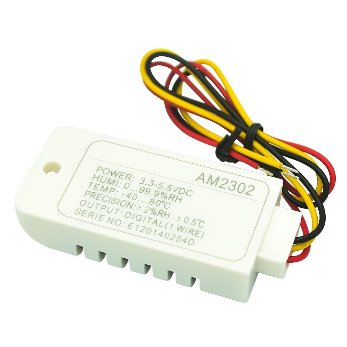 GENERICO - Sensor de Temperatura y Humedad AM2302B DHT22 Alta Precisión