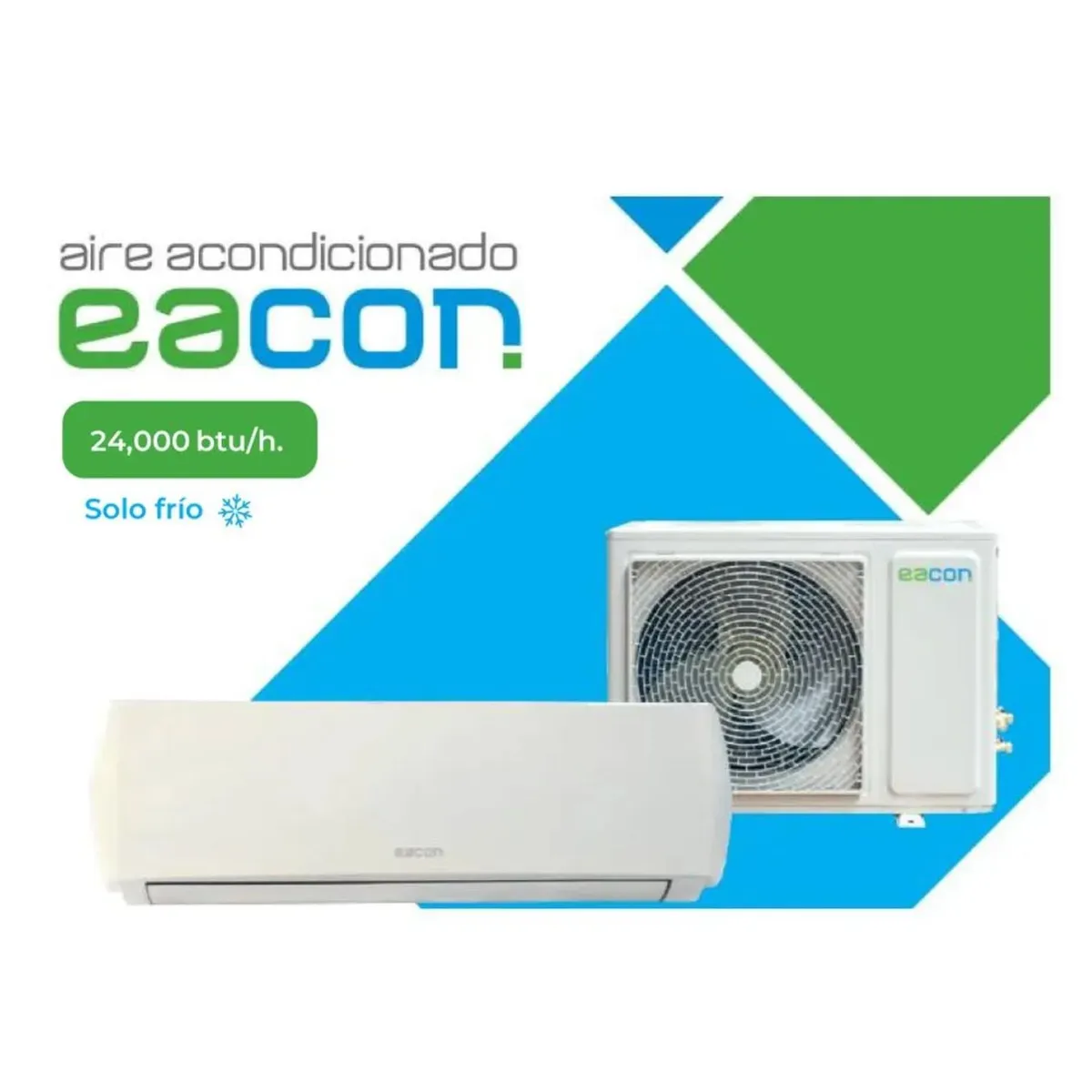 EACON - Aire Acondicionado EACON Split de 24,000 BTU Convencional Frío