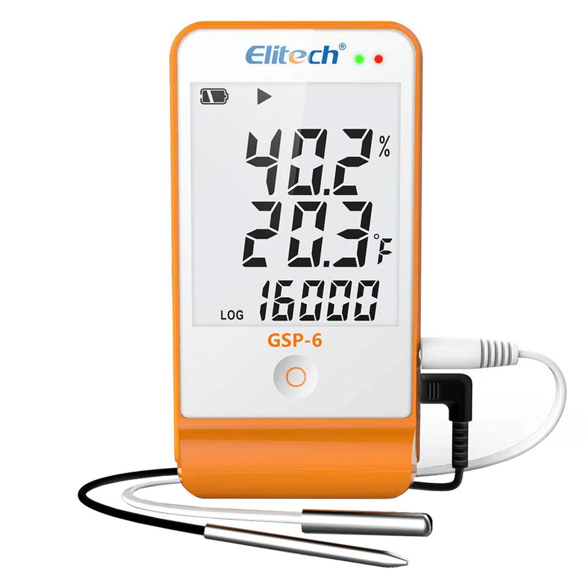 OEM - Data Logger Termohigrómetro Temperatura y Humedad Elitech GSP-6 USB