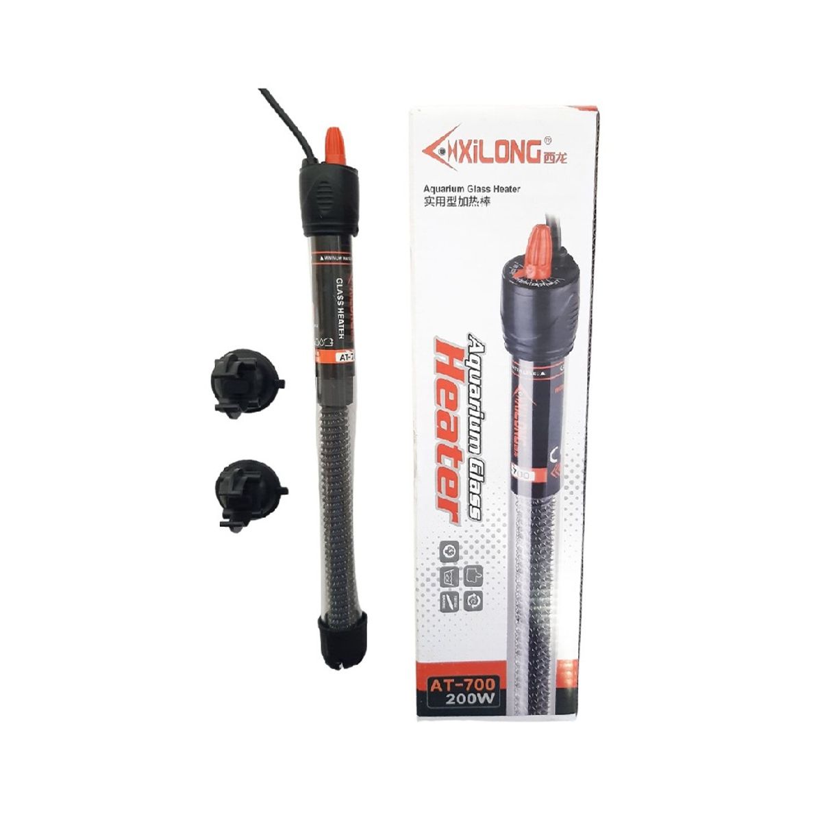 GENERICO - Termostato calentador regulable 200 watts pecera acuario