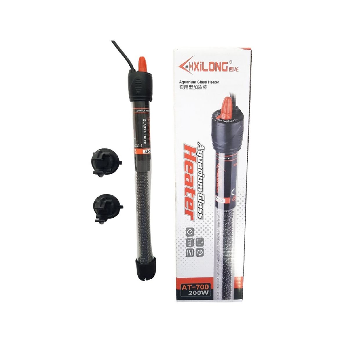 GENERICO - Termostato calentador regulable 200 watts pecera acuario