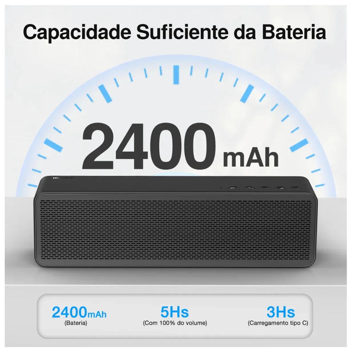 SEISA - Parlante soundbar Bluetooth Inalambrico 1Hora 2000mAh