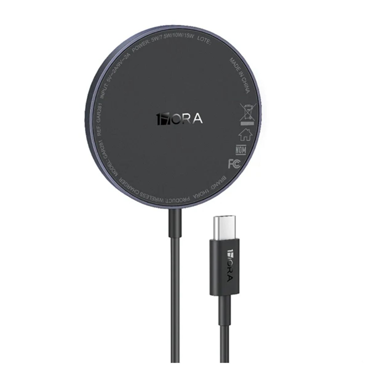 SEISA - Cargador Inalambrico 1HORA Carga Rápida Magnética 15W Celular Smart Watch