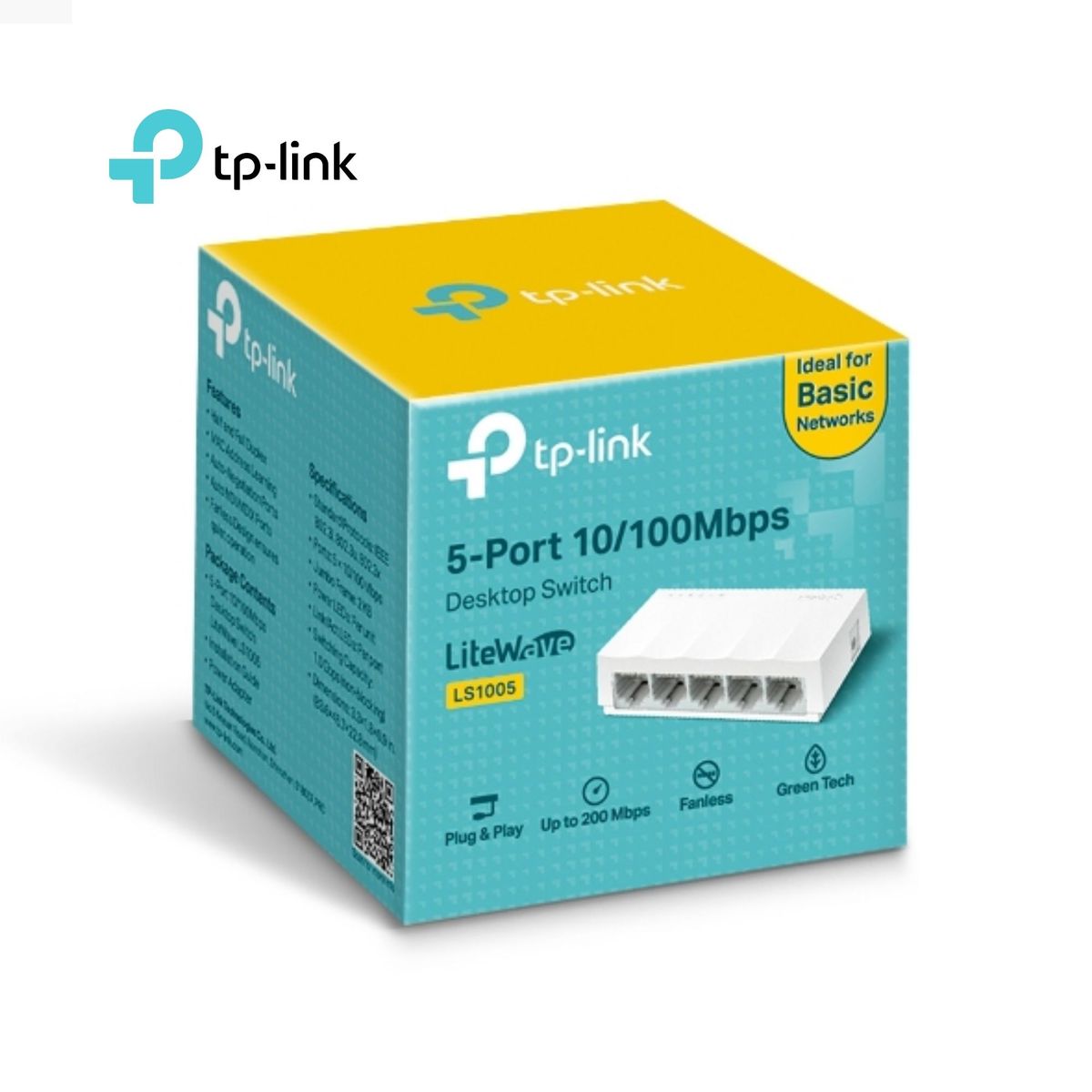 TP LINK - SWITCH TP-LINK DE MESA LS-10055 PTOS 10100 MBPS LITEWAVE