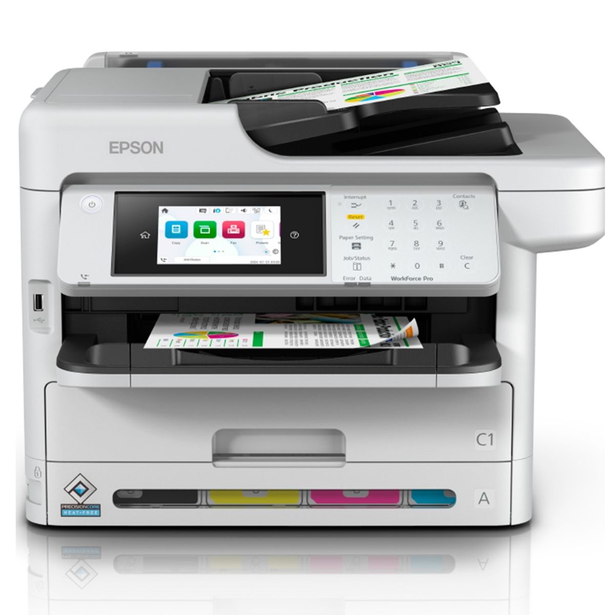 EPSON - Impresora Epson WorkForce Pro WF-C5891 Multifuncional Fax LAN WiFi
