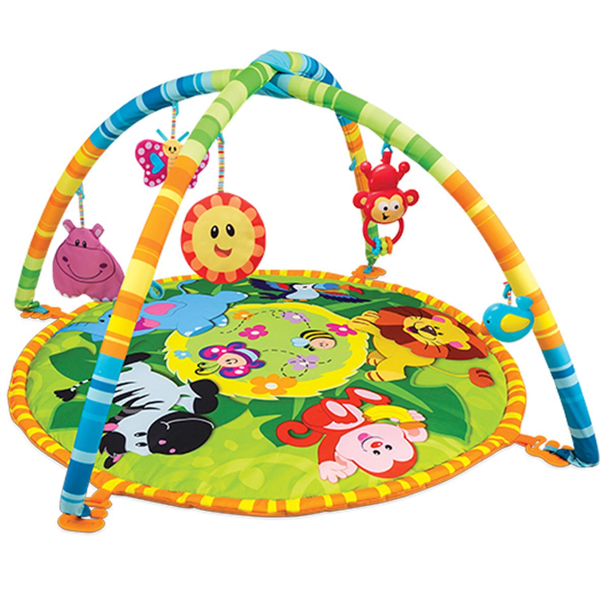 WINFUN - Gimnasio de Bebé Alfombra Jungle Pals Playmat