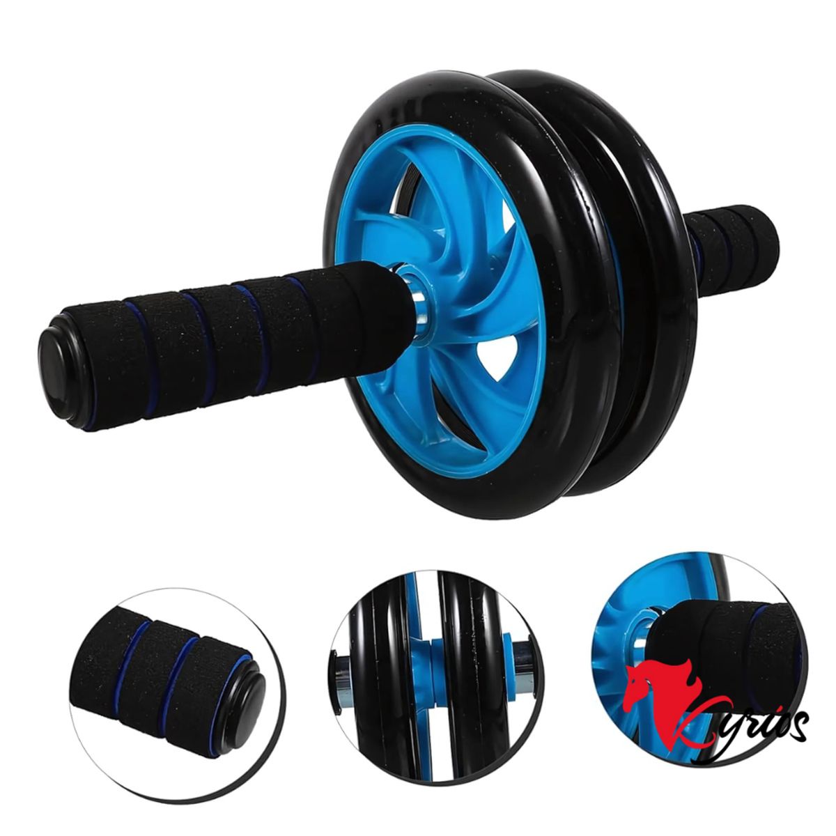 NO LOGO - RUEDA ECONOMICA PARA ENTRENAR EL ABDOMEN DESDE CASA