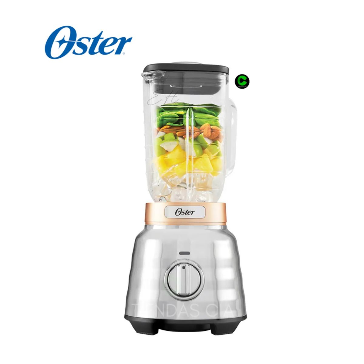 OSTER - Licuadora Osterizer® Max de 2 caballos de fuerza BLSTPBR + Cuchilla