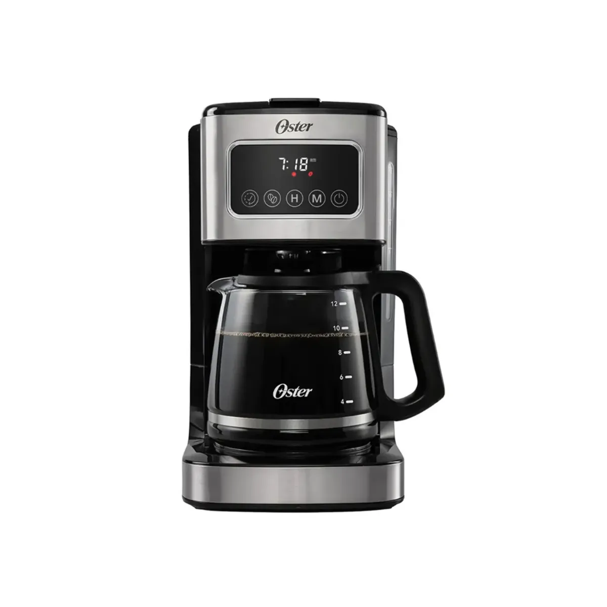 OSTER - Cafetera con pantalla táctil de 12 tazas Oster® BVSTDC4403