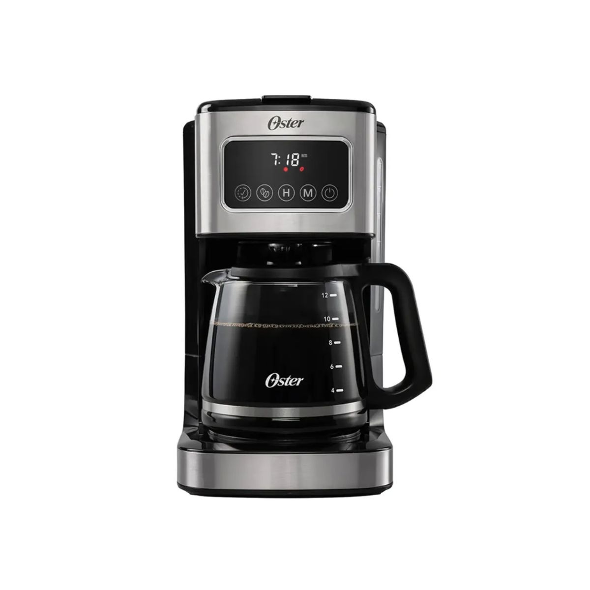 OSTER - Cafetera con pantalla táctil de 12 tazas Oster® BVSTDC4403