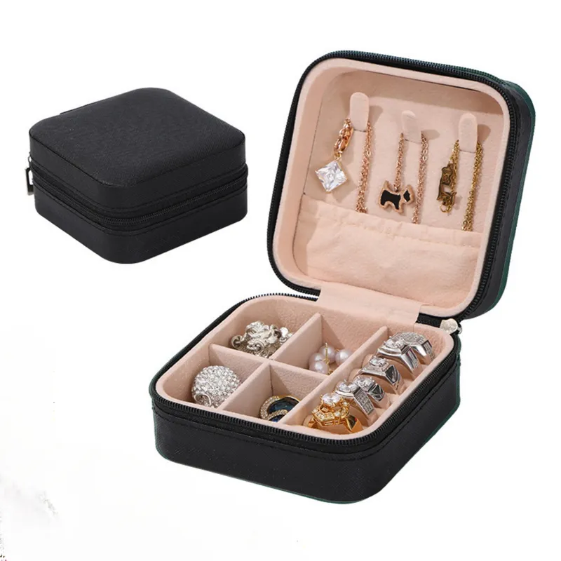 GENERICO - Mini joyero cofre organizador de joyas para viaje