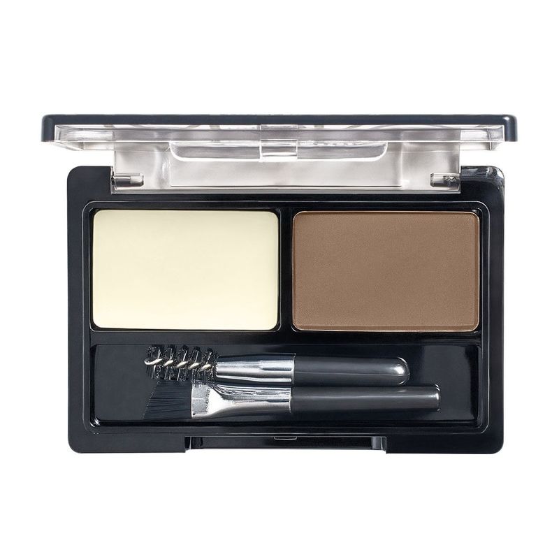 CYZONE - Estuche sombra cera Cejas con aplicadores kit total brow cyzone medium brown