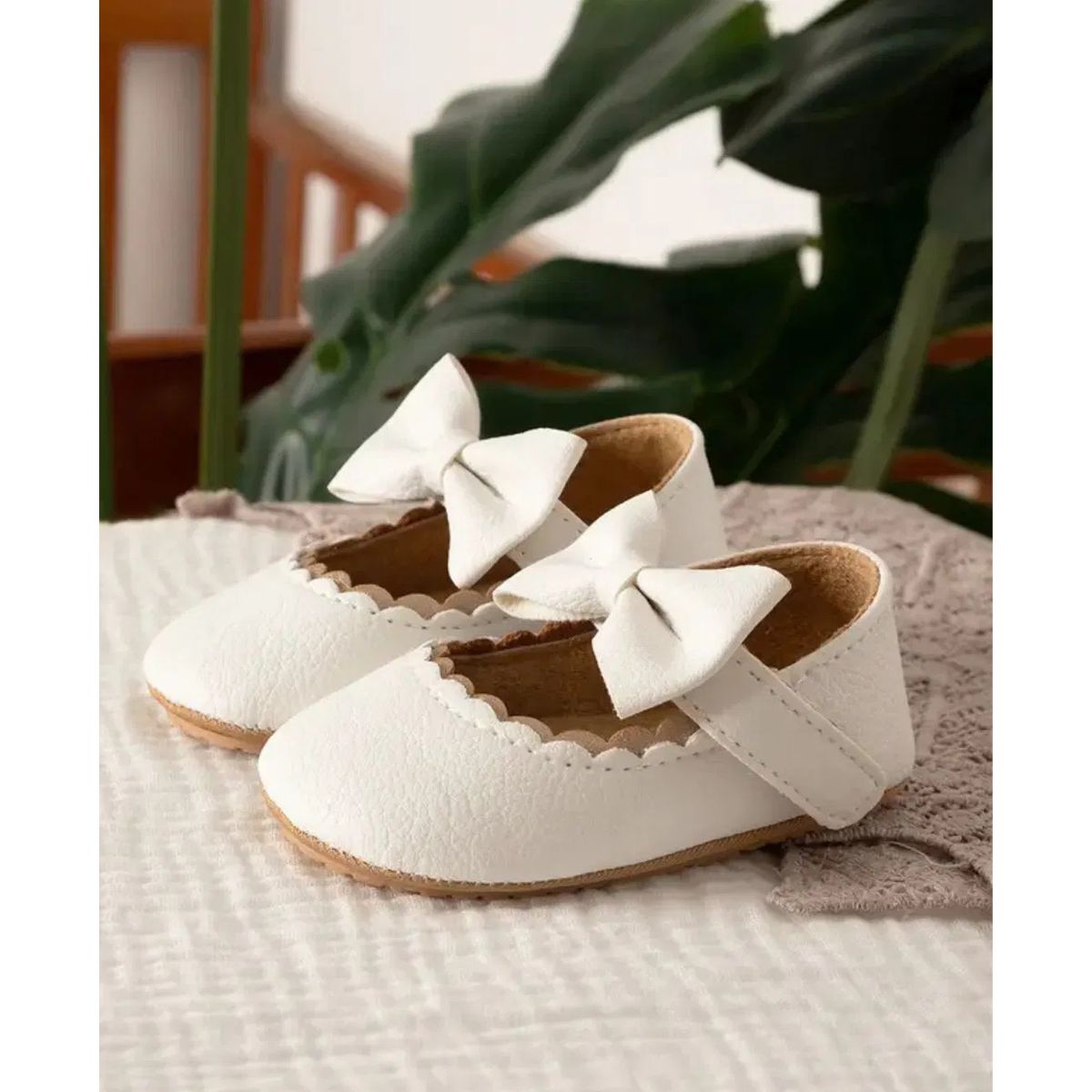 GENERICO - Zapatitos para bebé - Ballerinas Casuales - Blanco