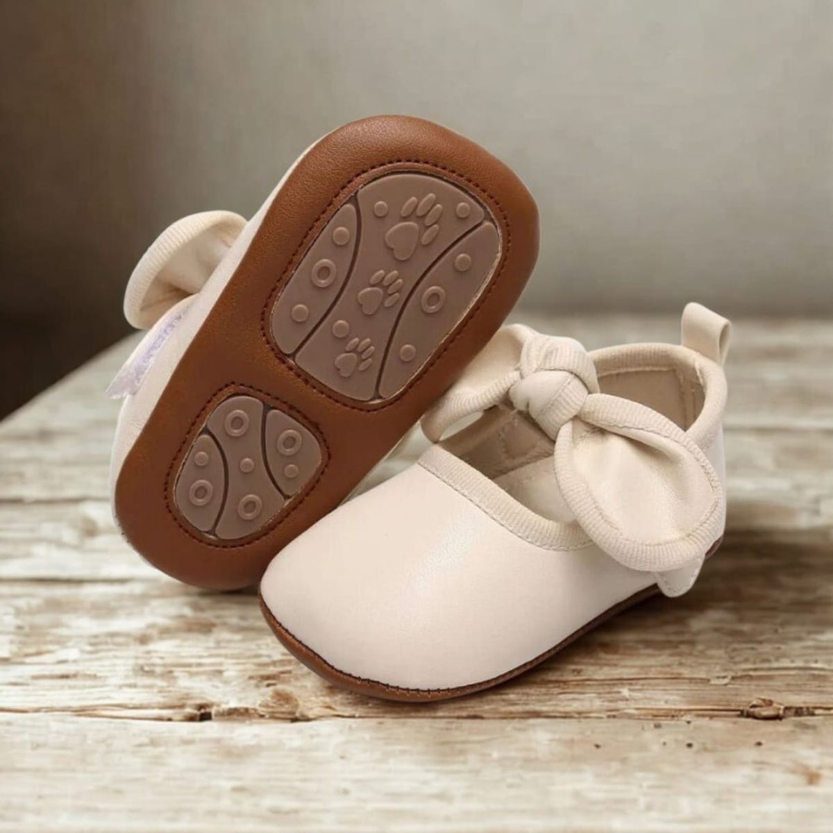 GENERICO - Zapatitos para bebé - Ballerinas Casuales - Crema