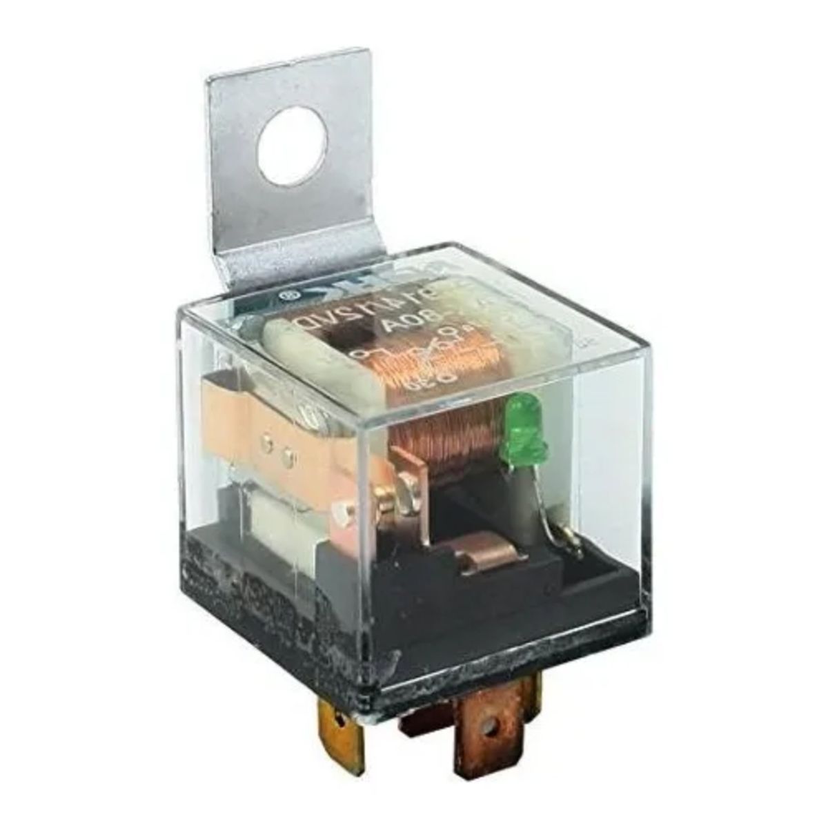 GENERICO - Relay Rele  12v 5 Pines 80 Amp 10pcs Transparente Auto Camión