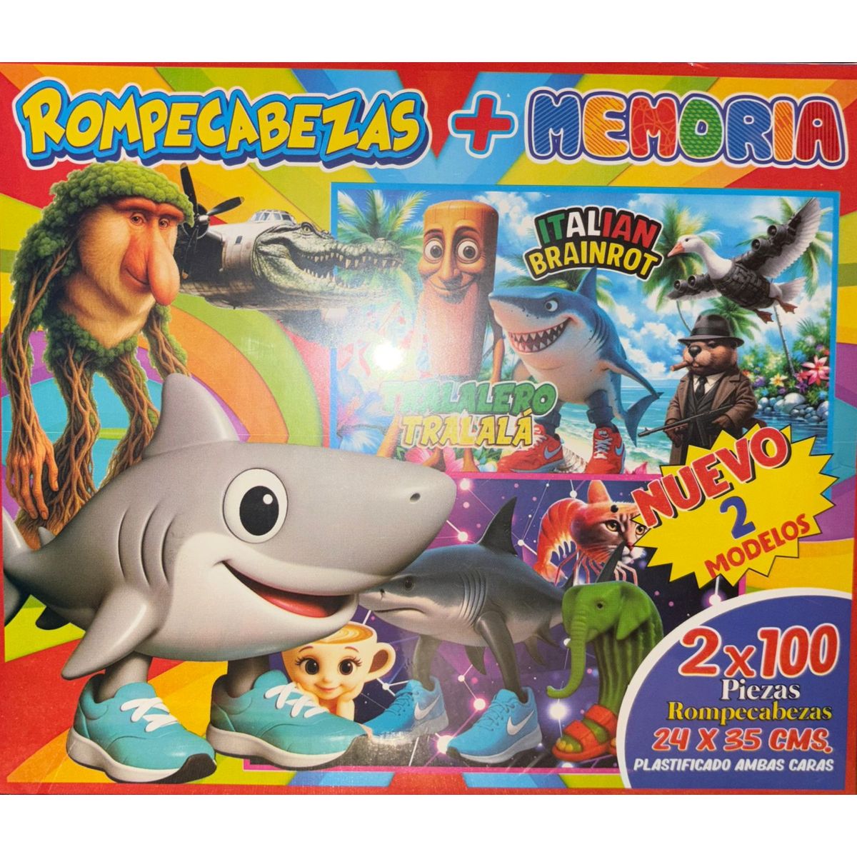 GENERICO - ROMPECABEZAS TRALALERO NIÑOS 100 PIEZAS