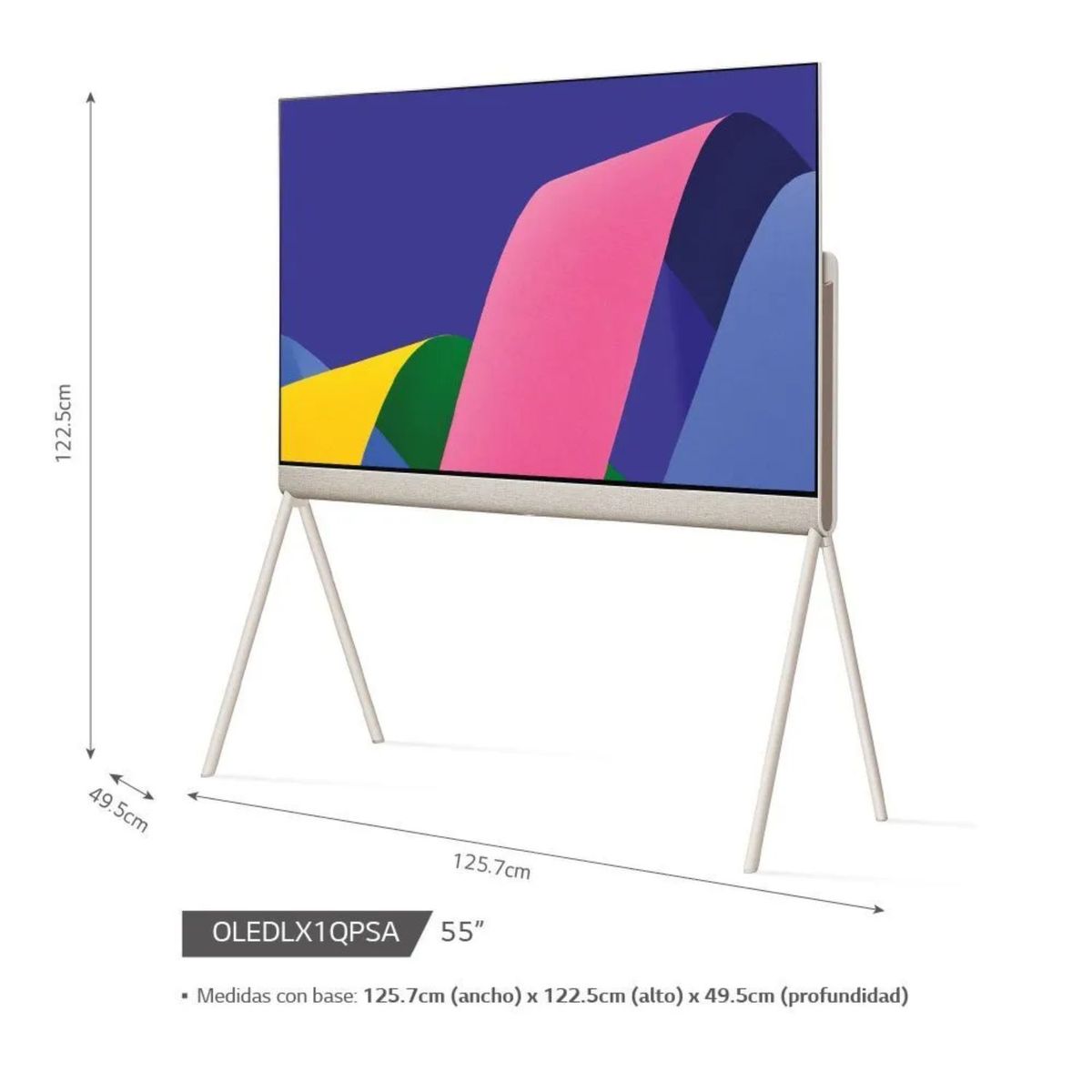 LG - Televisor LG 55 55LX1QPSA OLED 4K