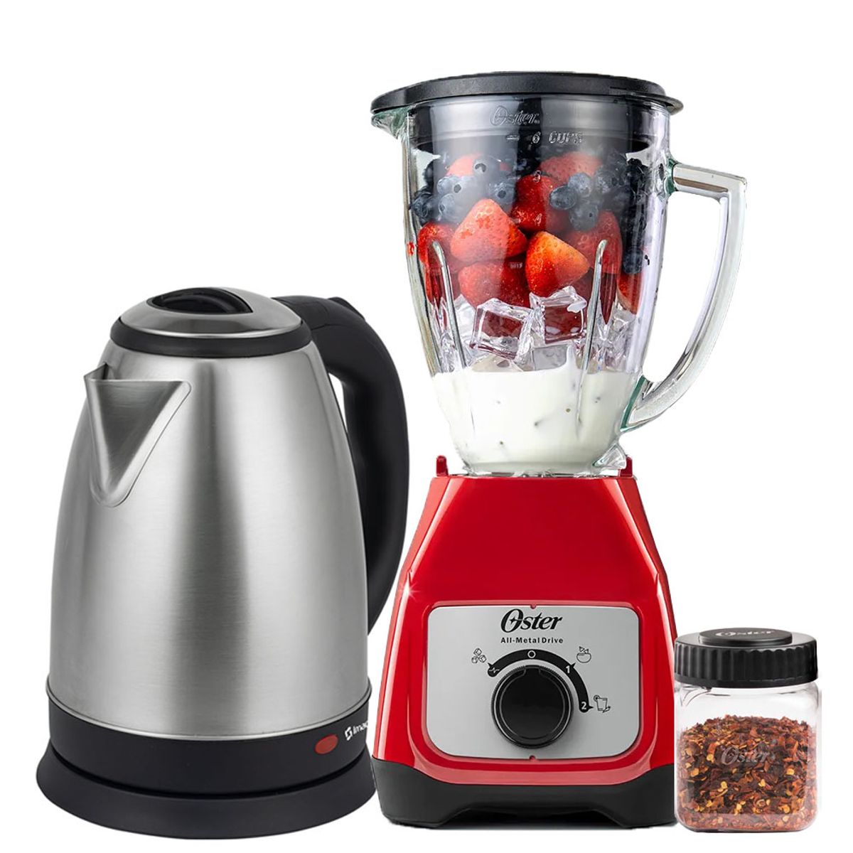 OSTER - Licuadora Oster con Control de Perilla BLSTKAGRRD + Hervidor Imaco
