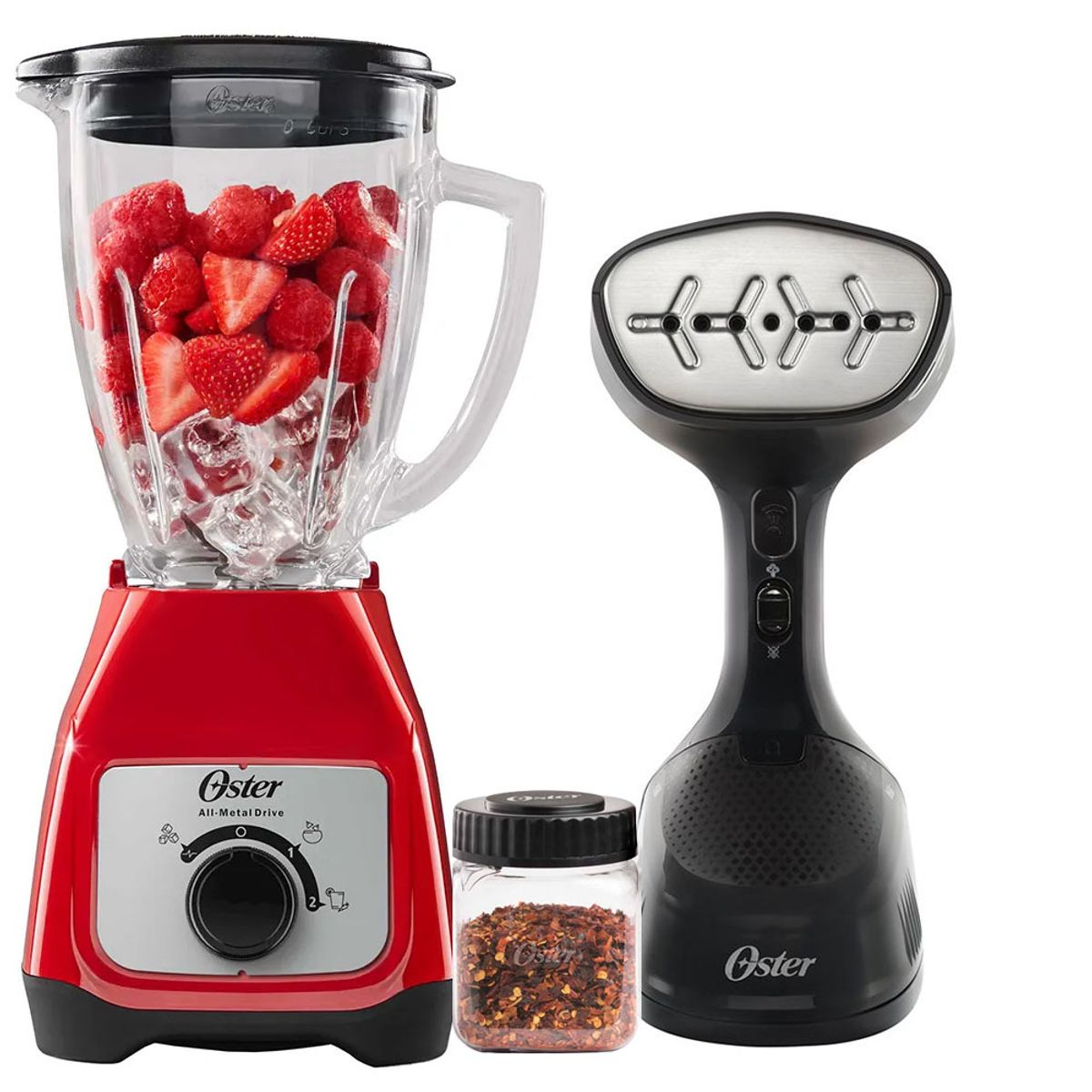 OSTER - Licuadora Oster Control de Perilla BLSTKAGRRD + Vaporizador Portátil