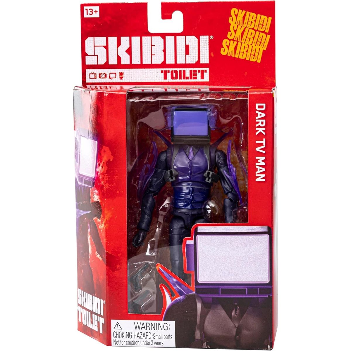 FIRST 4 FIGURES - Figura de Accion SKIBIDI Toilet Deluxe Figura Dark TV Man 15cm