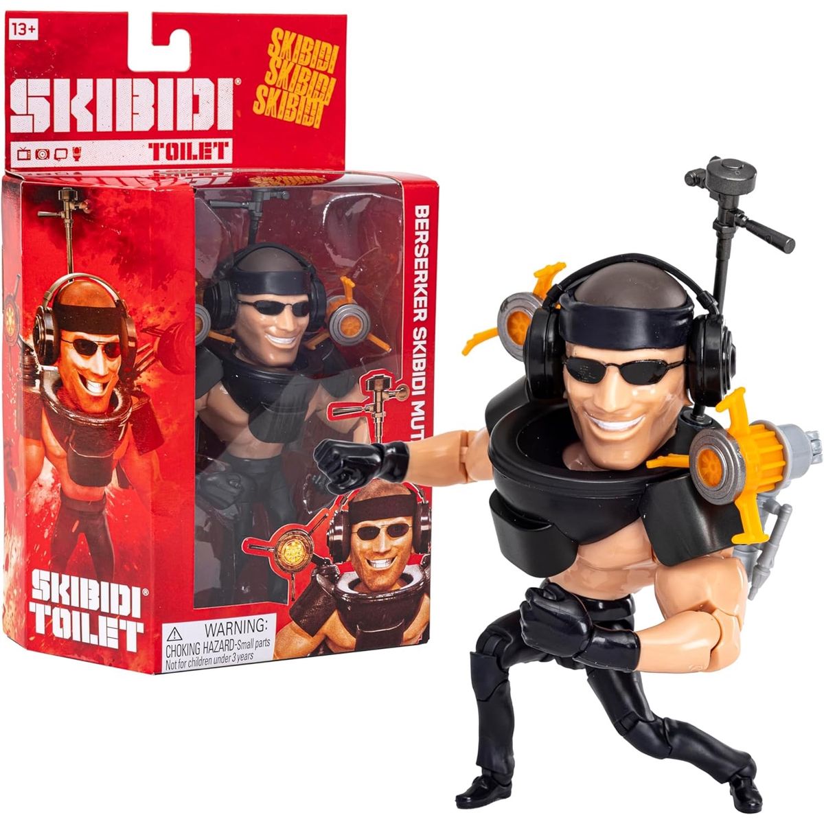 FIRST 4 FIGURES - SKIBIDI Toilet Deluxe Figura Berserker Mutant 15cm