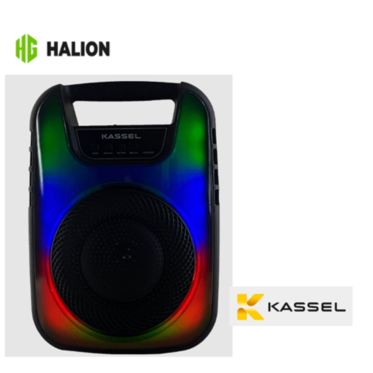 HALION - Parlante Portatil K810 USB TF Bluetooth TWS Radio FM KASSEL
