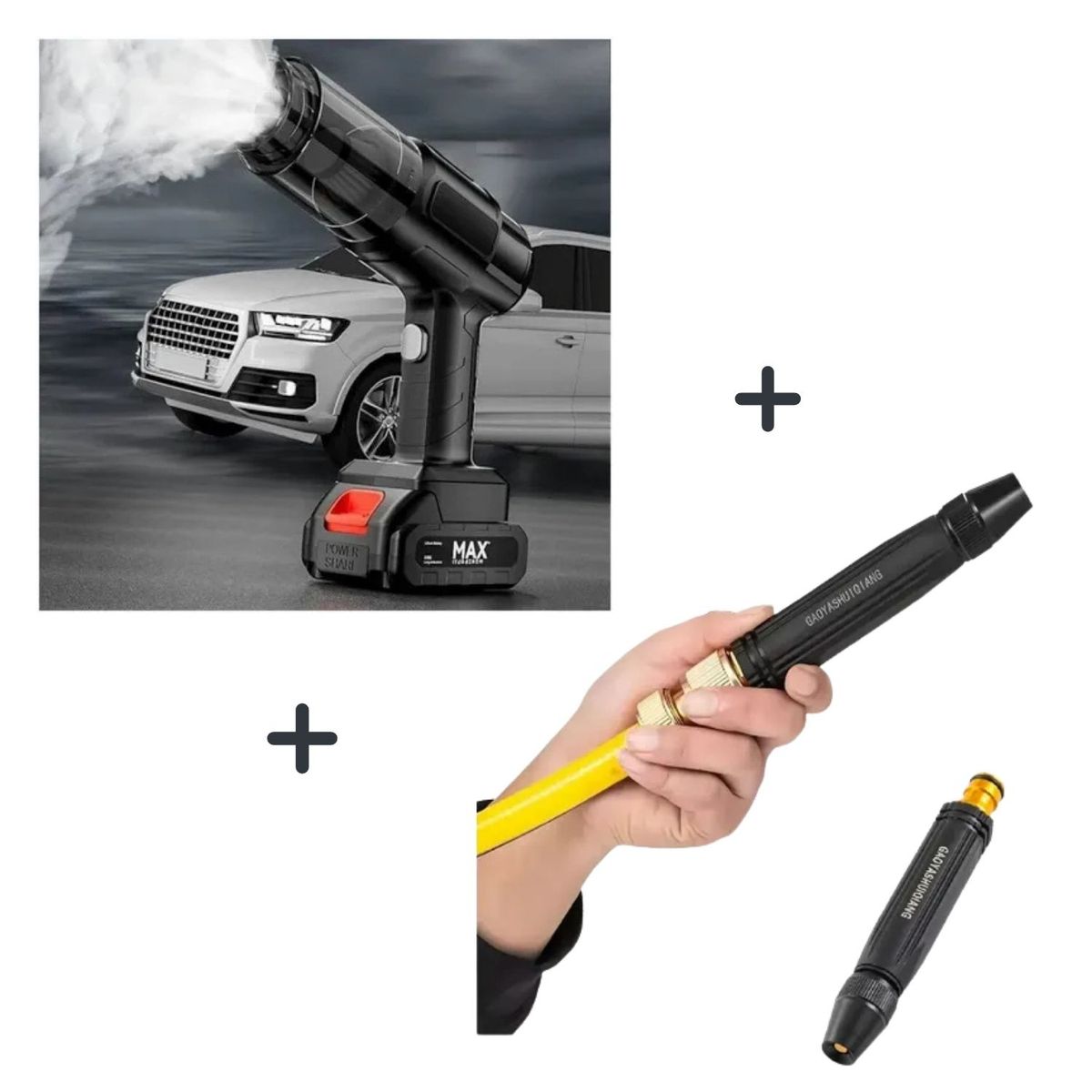 GENERICO - Aspiradora Recargable Con Bateria + Pulverizador De Agua