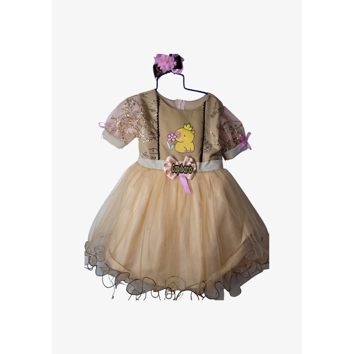 GENERICO - DISFRAZ HALLOWEEN CAPYBARA PARA NIÑAS