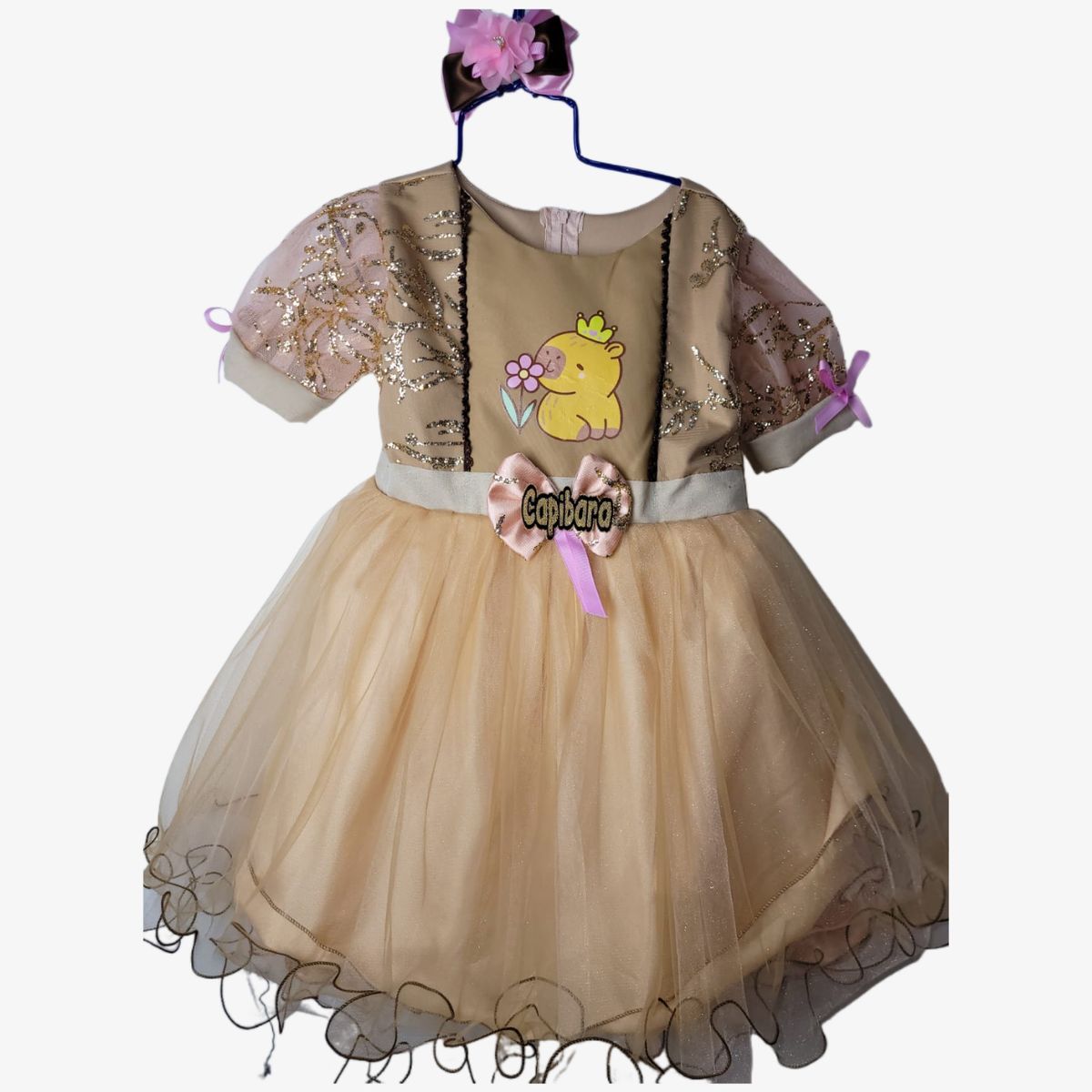 GENERICO - DISFRAZ HALLOWEEN CAPYBARA PARA NIÑAS