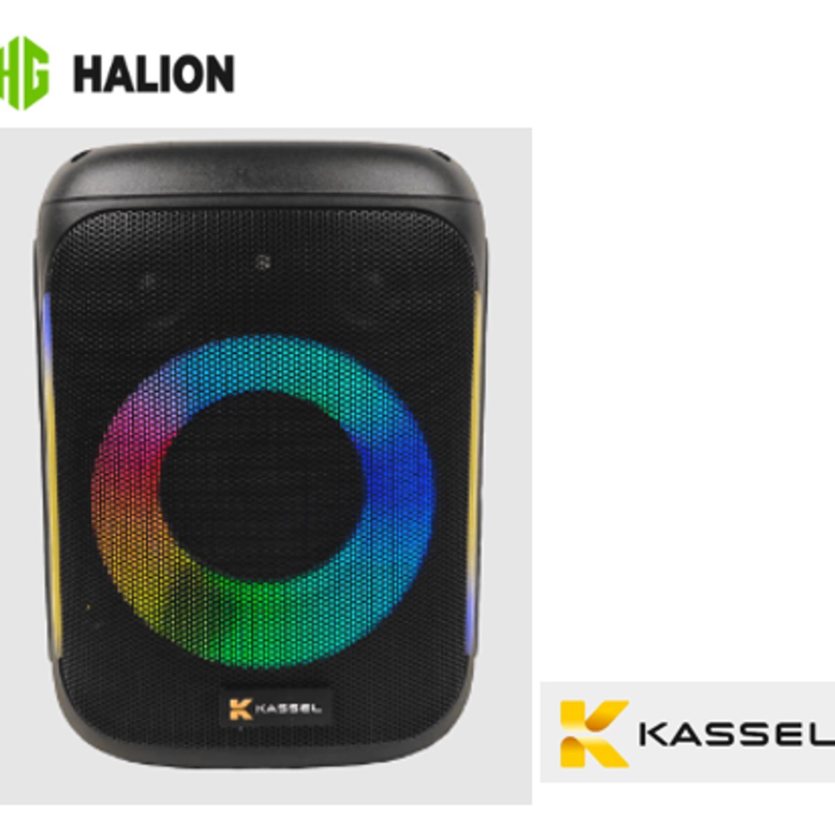 HALION - Parlante Portatil KASSEL K412 USB TF Bluetooth TWS Radio FM HALION