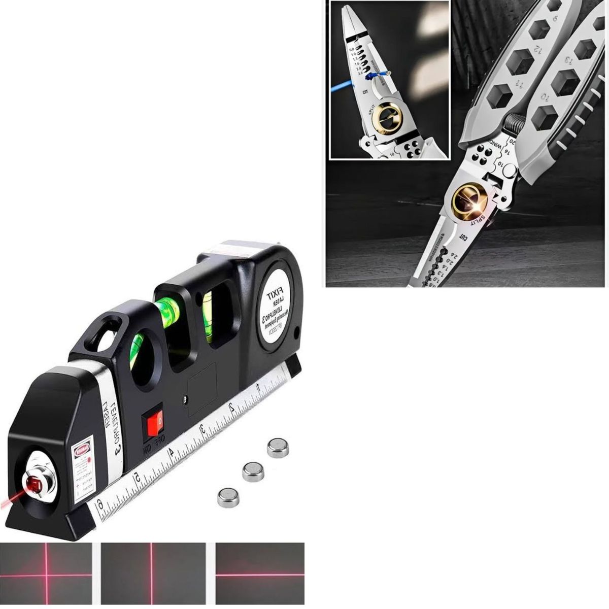 OEM - Nivelador de Laser + Alicate Multifuncional Top