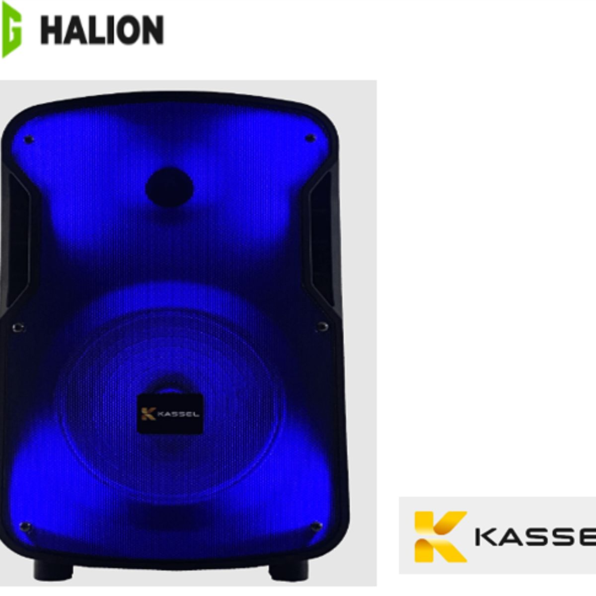 HALION - Parlante Portatil KASSEL K812 USB TF Bluetooth TWS RADIO FM HALION