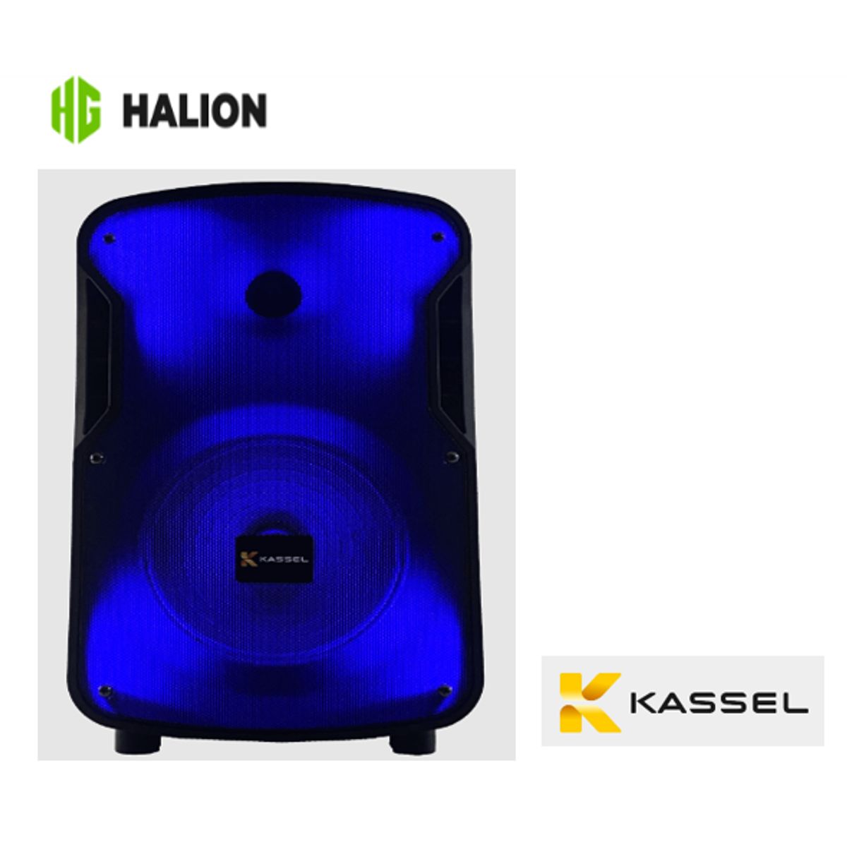 HALION - Parlante Portatil KASSEL K812 USB TF Bluetooth TWS RADIO FM HALION