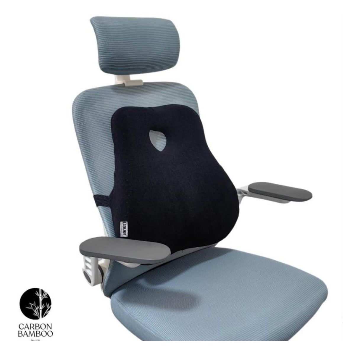 DAUER - Cojín Lumbar Ergonómico 3D Premiun Dauer Memory Foam Gris